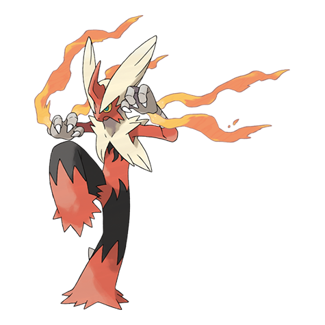 Blaziken Mega official artwork