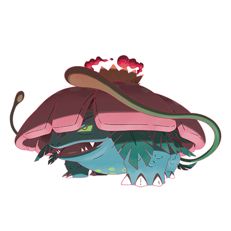 Venusaur Gmax official artwork