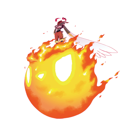Cinderace Gmax official artwork