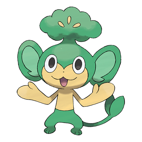 Pansage official artwork